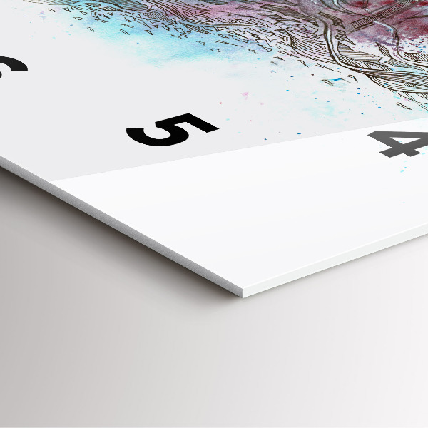 Štvorcové hodiny Abstrakcia astronautov