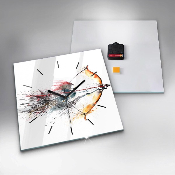 Štvorcové hodiny Bojovník počas lovu