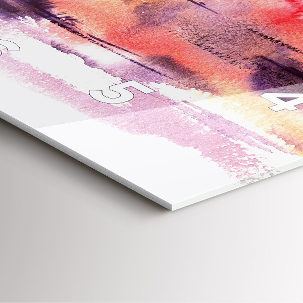 Štvorcové hodiny Tropická Krajina