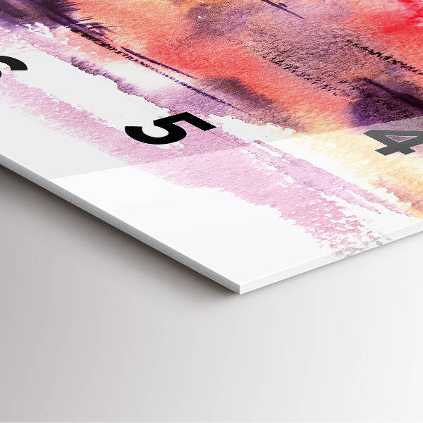 Štvorcové hodiny Tropická Krajina