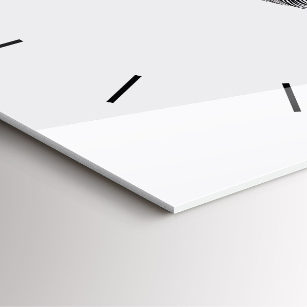 Štvorcové hodiny Abstrakcia ľudského oka