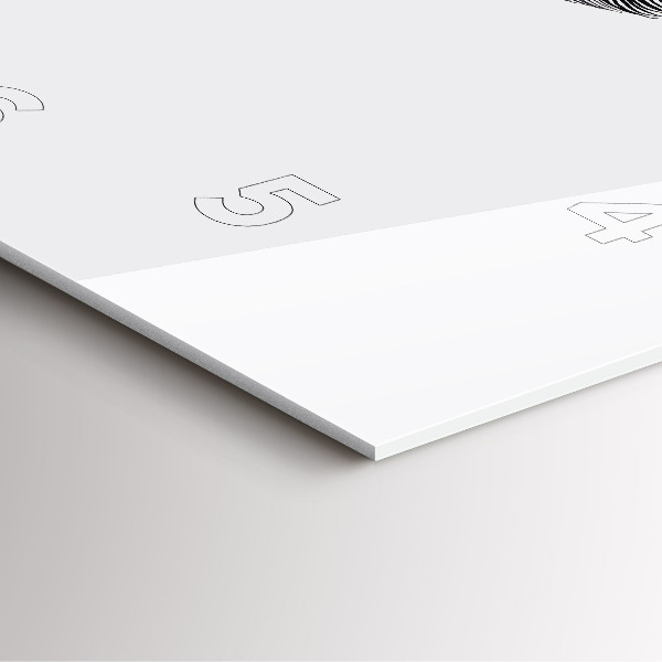 Štvorcové hodiny Abstrakcia ľudského oka