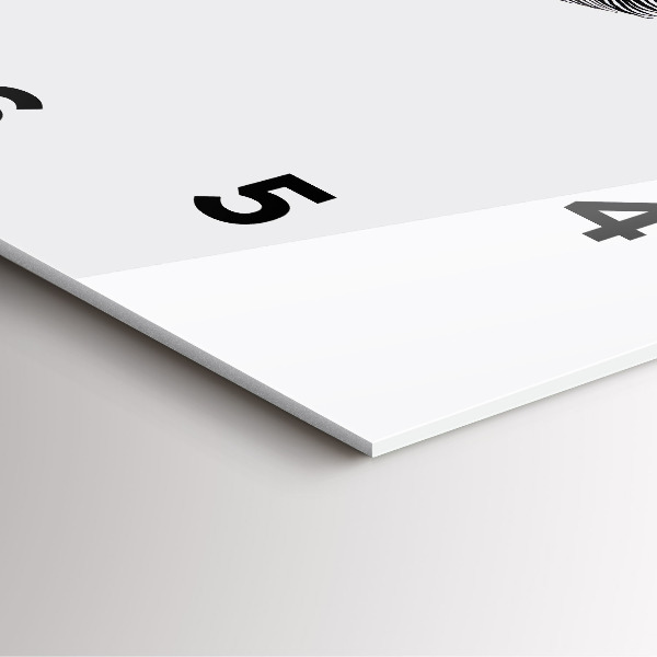 Štvorcové hodiny Abstrakcia ľudského oka