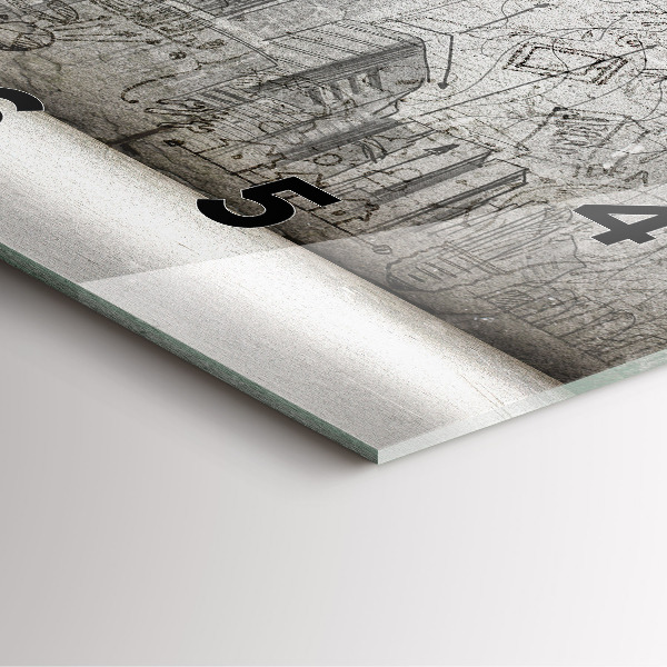 Štvorcové hodiny Náčrt mesta