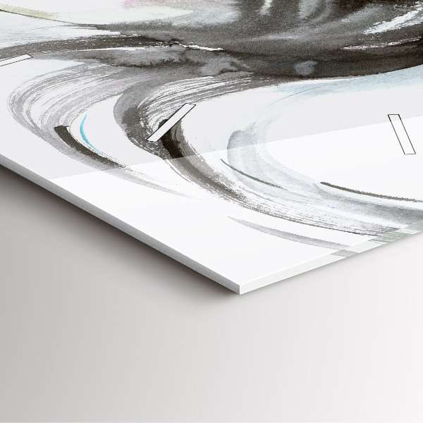 Štvorcové hodiny Abstraktný kôň a žena