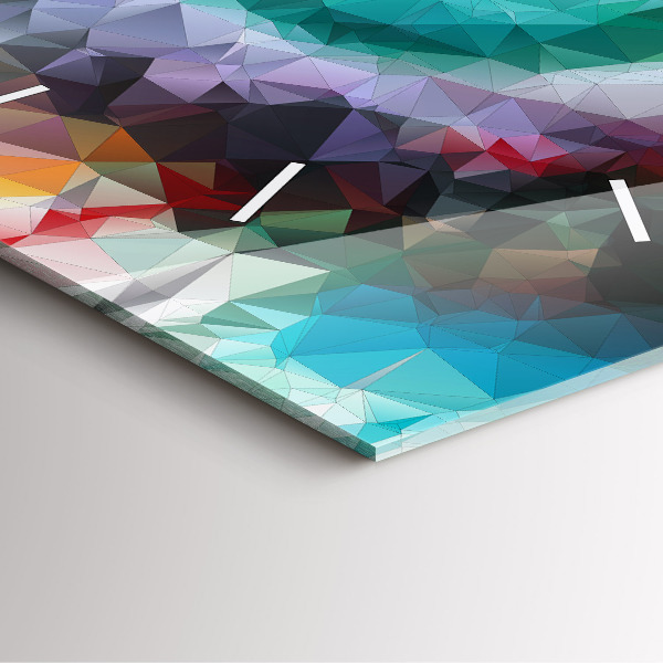 Štvorcové hodiny Farebné ľudské oko