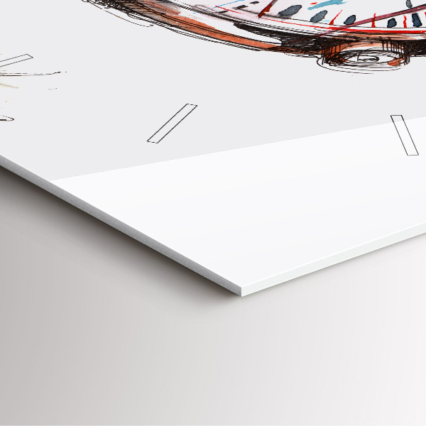 Štvorcové hodiny Švajčiarske hodinky