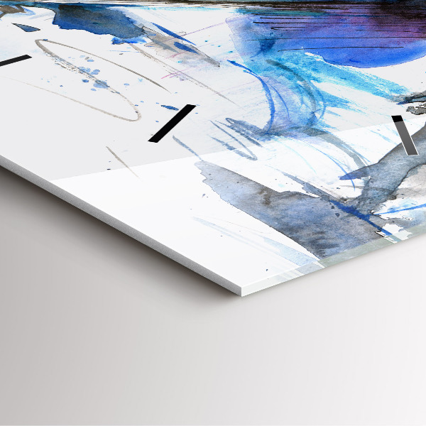 Štvorcové hodiny Dalmatín a dáždnik