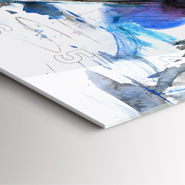 Štvorcové hodiny Dalmatín a dáždnik