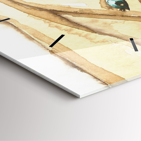 Štvorcové hodiny Portrét ženy