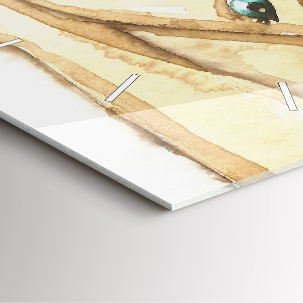 Štvorcové hodiny Portrét ženy