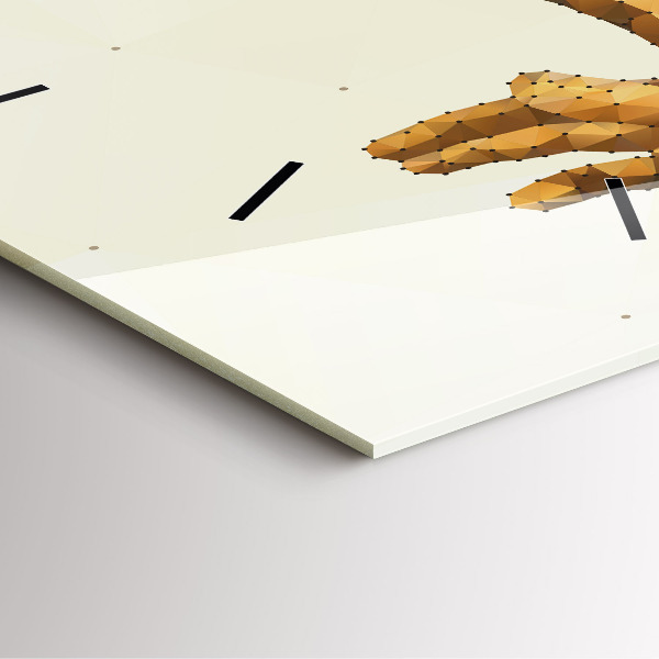 Štvorcové hodiny Stvorenie Adama