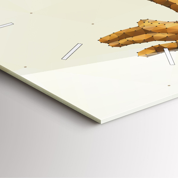 Štvorcové hodiny Stvorenie Adama