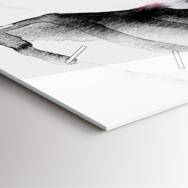 Štvorcové hodiny Portrét ženy