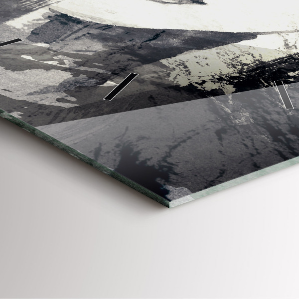 Štvorcové hodiny Žena – akvarely