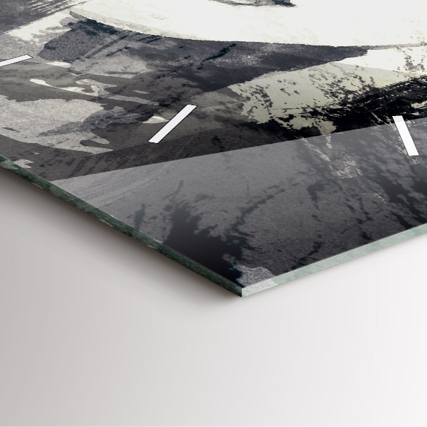 Štvorcové hodiny Žena – akvarely