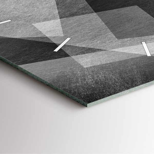 Štvorcové hodiny Geometrická abstrakcia