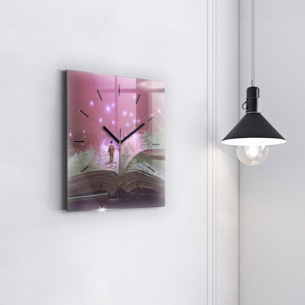 Štvorcové hodiny Abstraktná kniha