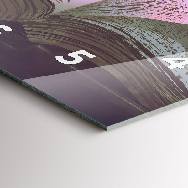 Štvorcové hodiny Abstraktná kniha