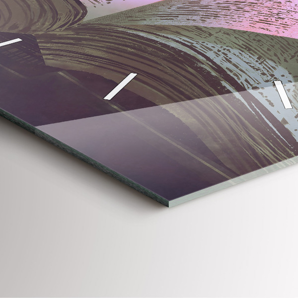 Štvorcové hodiny Abstraktná kniha