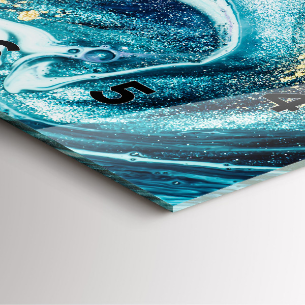 Štvorcové hodiny Abstraktný mramor