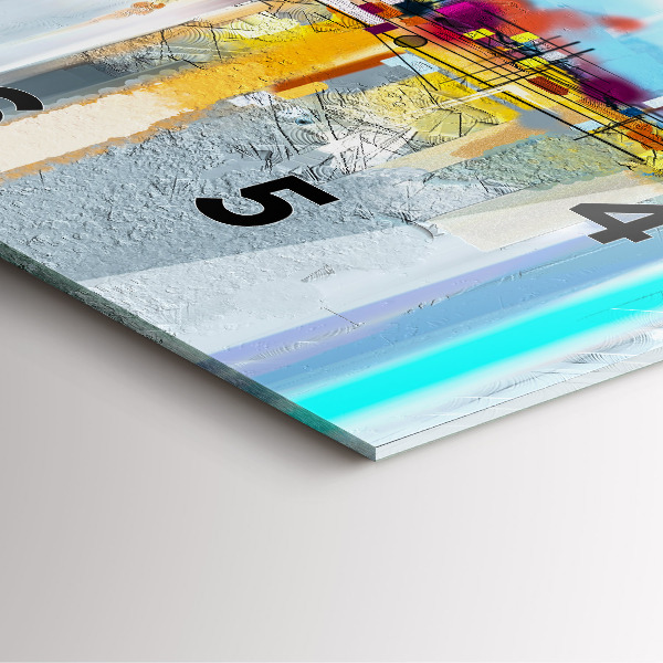 Štvorcové hodiny Abstraktný most