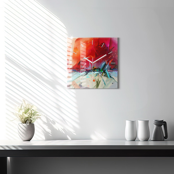 Štvorcové hodiny Riadky korenia