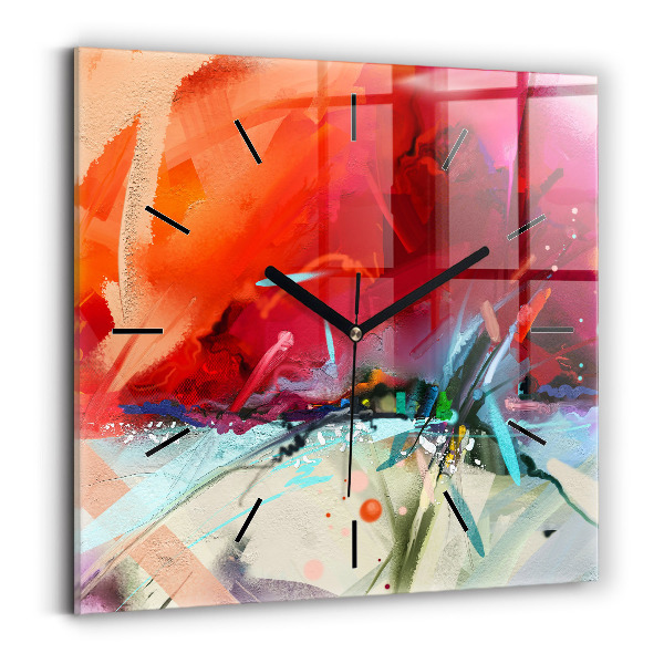 Štvorcové hodiny Riadky korenia