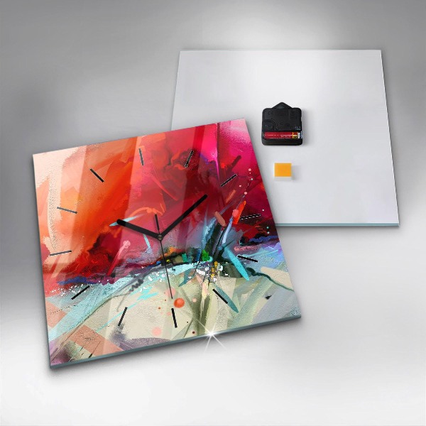 Štvorcové hodiny Riadky korenia