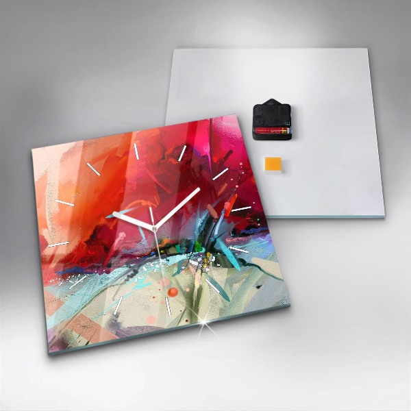 Štvorcové hodiny Riadky korenia