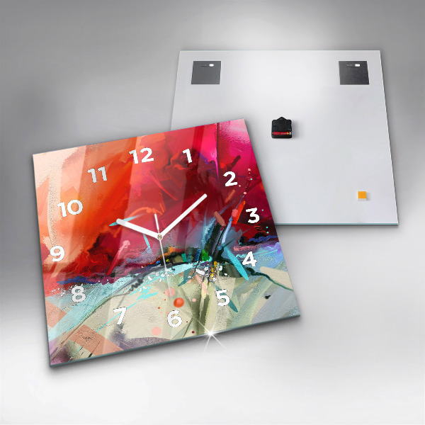 Štvorcové hodiny Riadky korenia