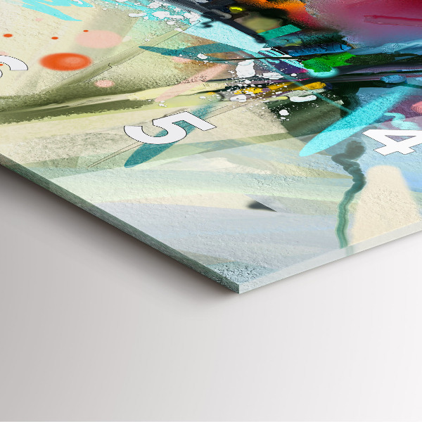 Štvorcové hodiny Riadky korenia