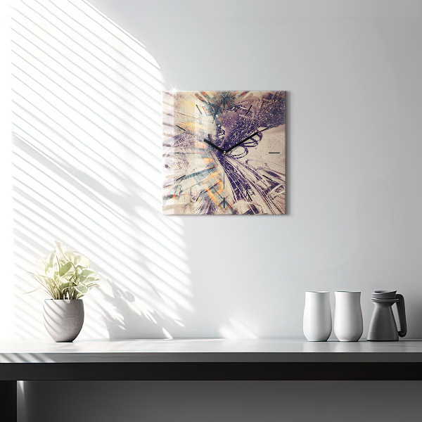 Štvorcové hodiny Abstraktný mechanizmus