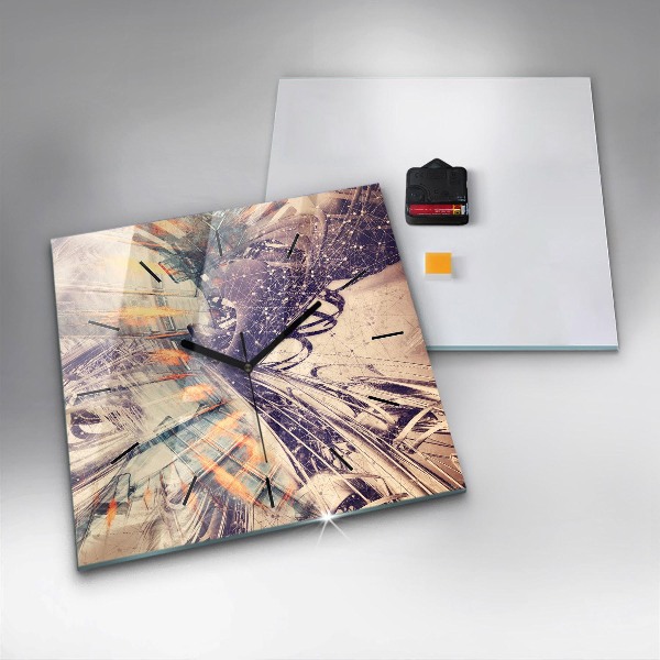 Štvorcové hodiny Abstraktný mechanizmus