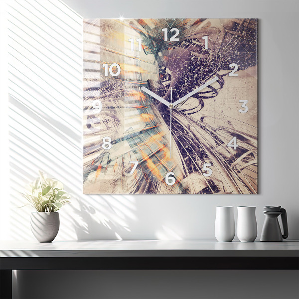 Štvorcové hodiny Abstraktný mechanizmus