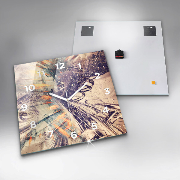 Štvorcové hodiny Abstraktný mechanizmus