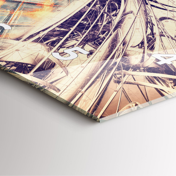 Štvorcové hodiny Abstraktný mechanizmus