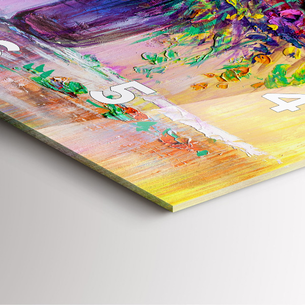 Štvorcové hodiny Kvety vo váze