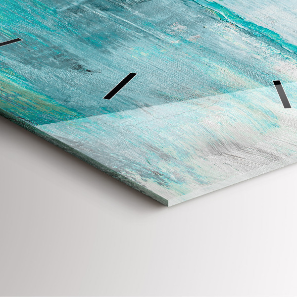 Štvorcové hodiny Olejová textúra abstrakcia