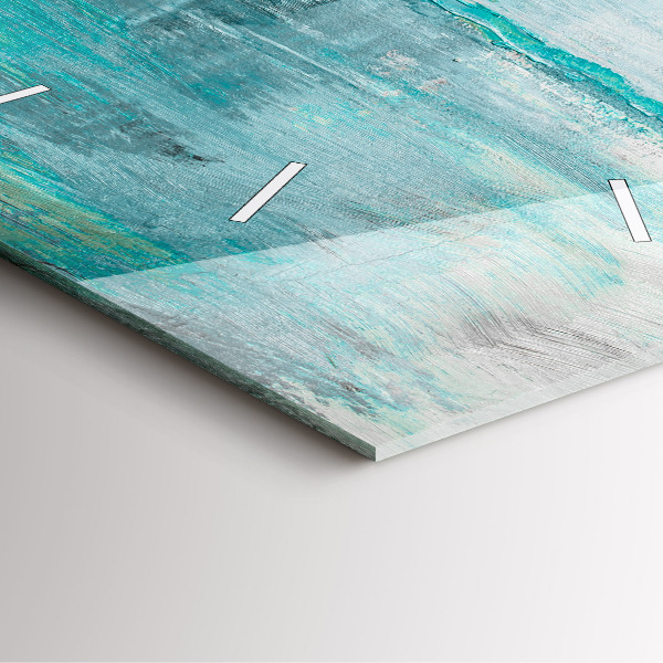 Štvorcové hodiny Olejová textúra abstrakcia