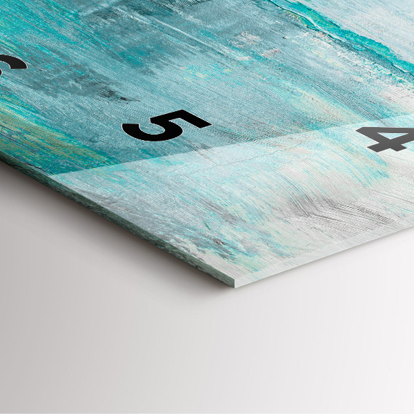 Štvorcové hodiny Olejová textúra abstrakcia