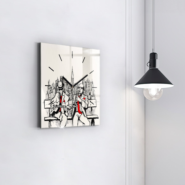 Štvorcové hodiny Jazz v New Yorku