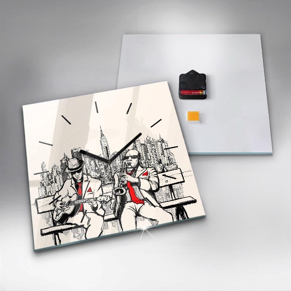 Štvorcové hodiny Jazz v New Yorku