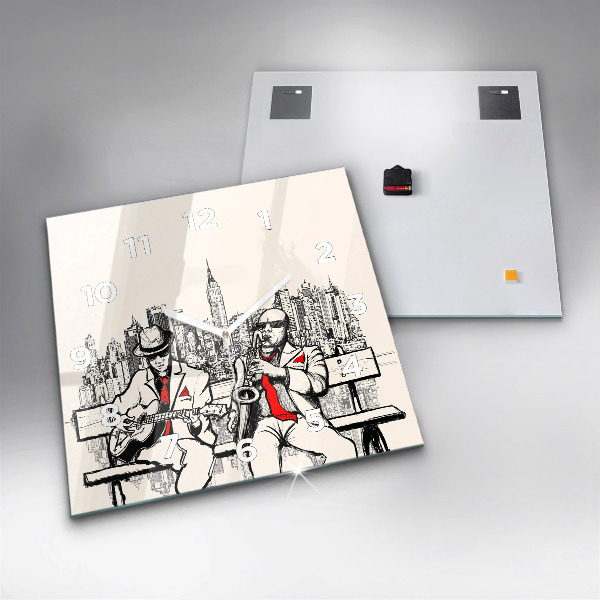 Štvorcové hodiny Jazz v New Yorku