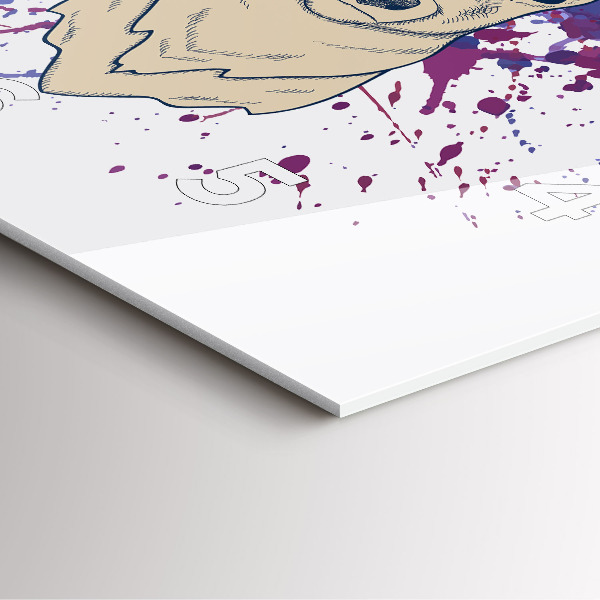Štvorcové hodiny Jeleň vektorové ilustrácie