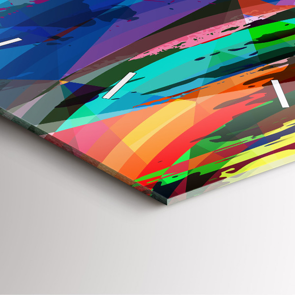 Štvorcové hodiny abstraktné pozadie