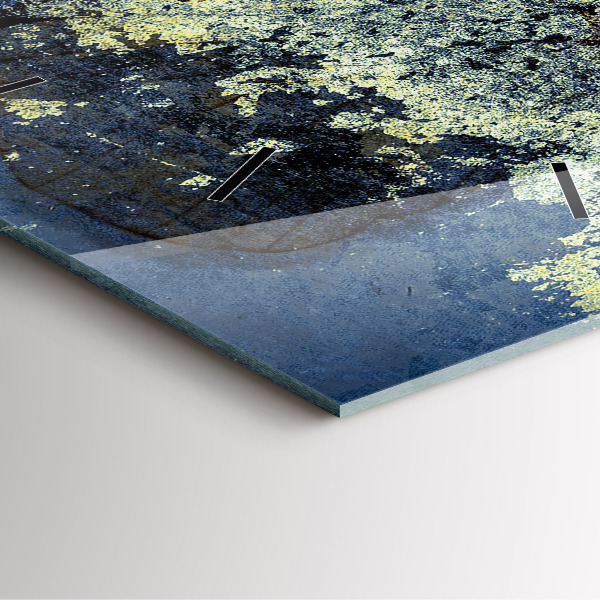 Štvorcové hodiny Motýľový vintage štýl