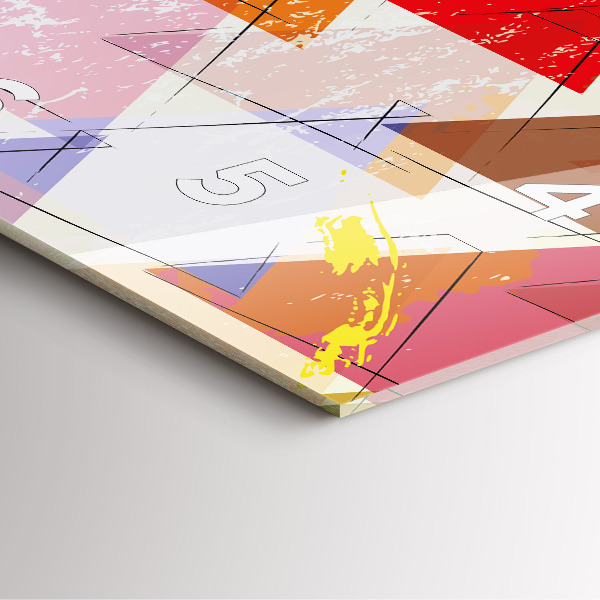 Štvorcové hodiny Geometrické trojuholníky