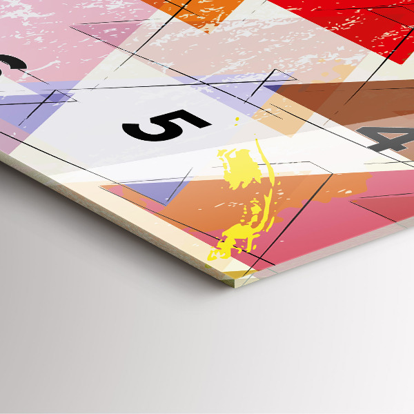 Štvorcové hodiny Geometrické trojuholníky