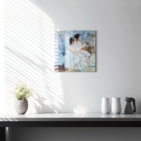 Štvorcové hodiny Mladé baletky